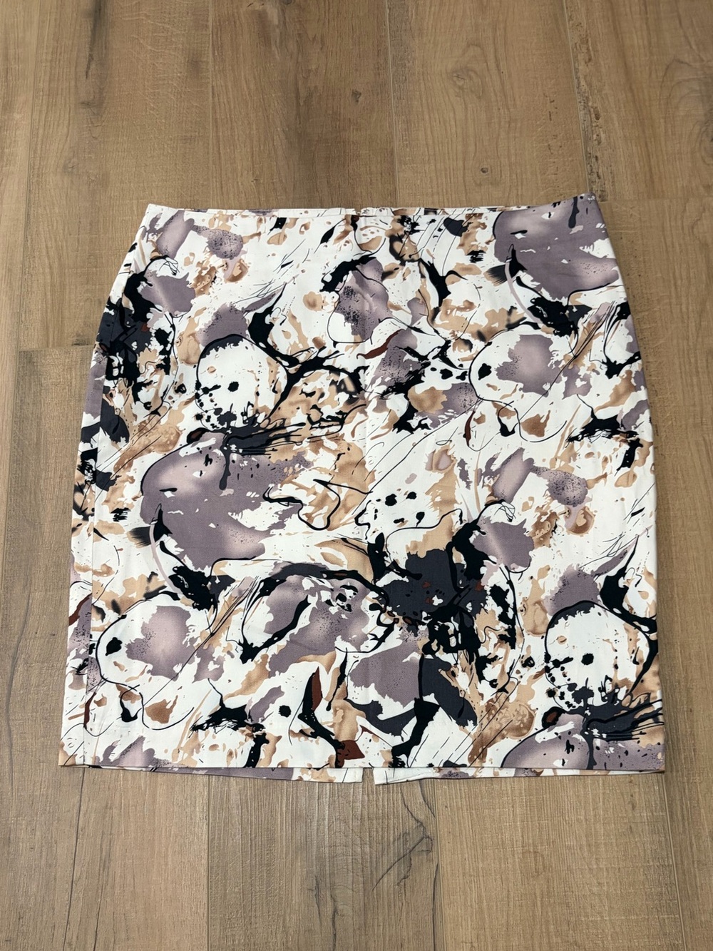 RW&CO Abstract Print Cotton Skirt - women size 12